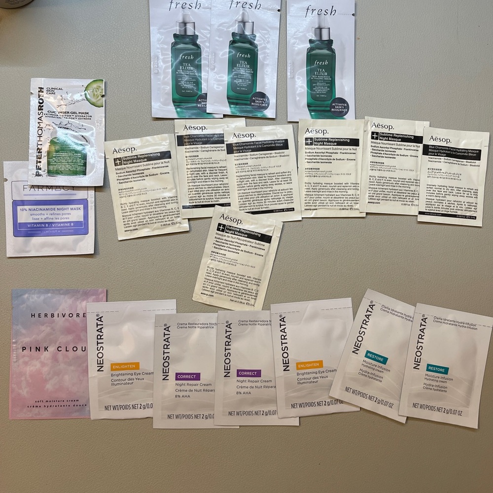 Samples Aesop neostrata fresh pharmacy peterthomasroth